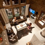 huvila vuokatissa villa 3 olohuone majoitus