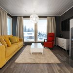 VillaVuokatti - Villa Inca Gold Olohuone