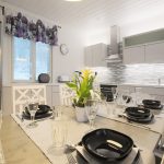 VillaVuokatti - Villa Pearl White Keittiö